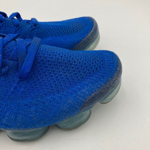 Nike Air VaporMax Flyknit 2 Racer Blue Orange 942842-400 Men’s Size 10 - Picture 4 of 15